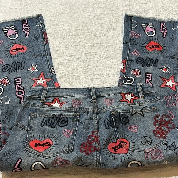 Michael Kors Limited Edition Button Fly, Flare, Crop. Size 6 - Picture 11 of 12